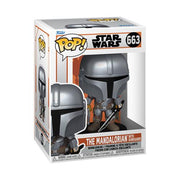 STAR WARS: THE MANDALORIAN S9 - POP FUNKO VINYL FIGURE 663 THE MANDALORIAN W/DARKSABER 9CM