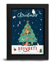 TGGKRA108 - HARRY POTTER - BLACK KRAFT FRAME (15X20) - HAPPY CHRISTMAS FROM HOGWARTS