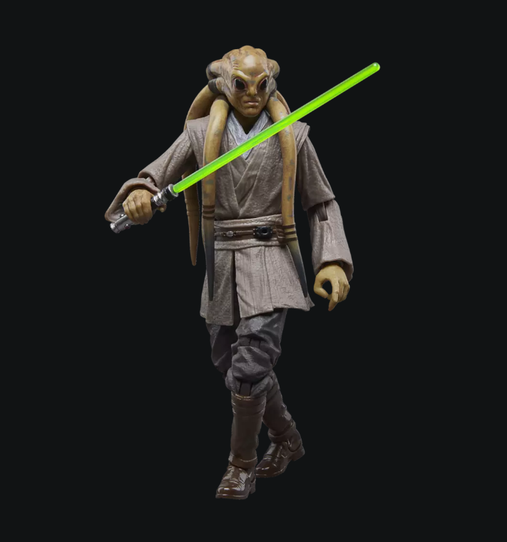STAR WARS - REVENGE OF THE SITH - BLACK SERIES - KIT FISTO - ACTION FIGURE 15CM