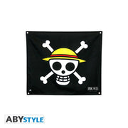 ABYDCT001 - ONE PIECE - BANDIERA "SKULL WITH MAP" - (50X60)