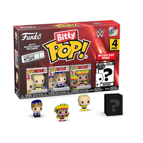 75462 - WWE - FUNKO BITTY POP VINYL FIGURE - DUSTY RHODES (4PK)