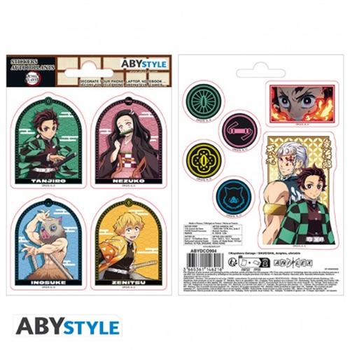 ABYDCO904 - DEMON SLAYER - STICKERS - ENTERTAINMENT DISTRICT (16X11)