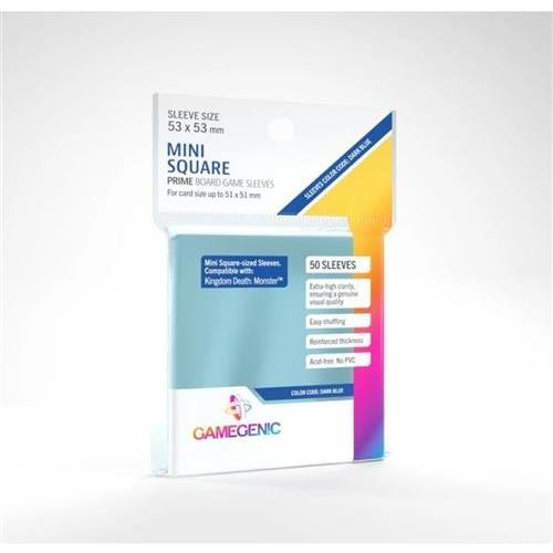 GGS10047ML - 50 MINI SQUARE BOARD GAME PRIME SLEEVES 53 X 53MM