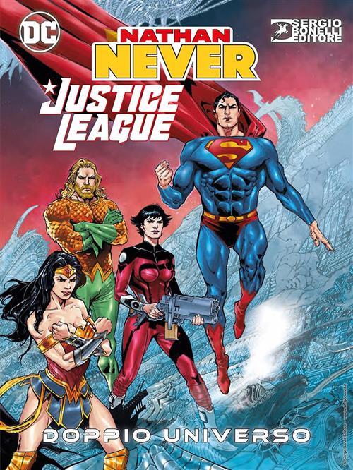 NATHAN NEVER/JUSTICE LEAGUE 0 - COVER JUSTICE