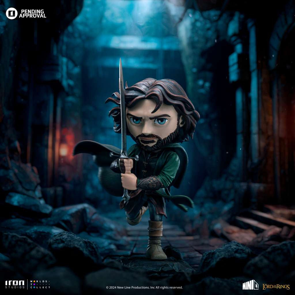 THE LORD OF THE RINGS - MINICO FIGURE - ARAGORN - STATUA 17CM