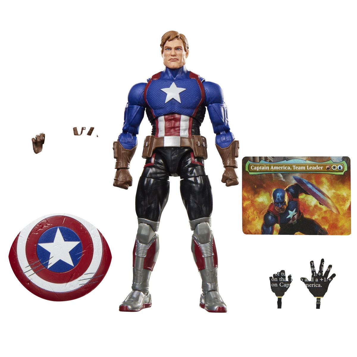 MARVEL SUPER HEROES X MAGIC: THE GATHERING - CAPTAIN AMERICA (AVENGERS: IL CREPUSCOLO) - ACTION FIGURE 15CM