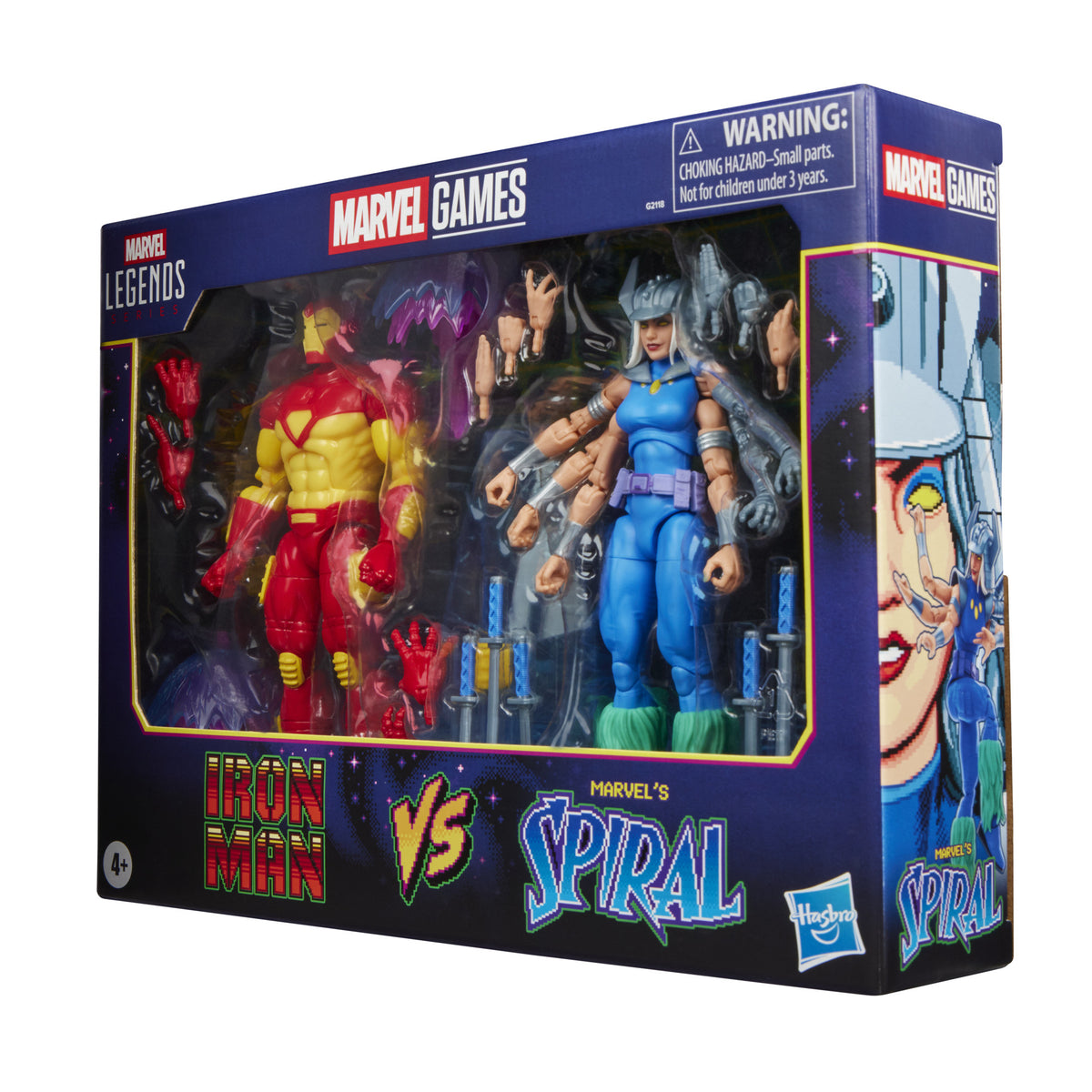 MARVEL LEGENDS SERIES - MARVEL GAMES: IRON MAN VS SPIRAL - ACTION FIGURE 15CM