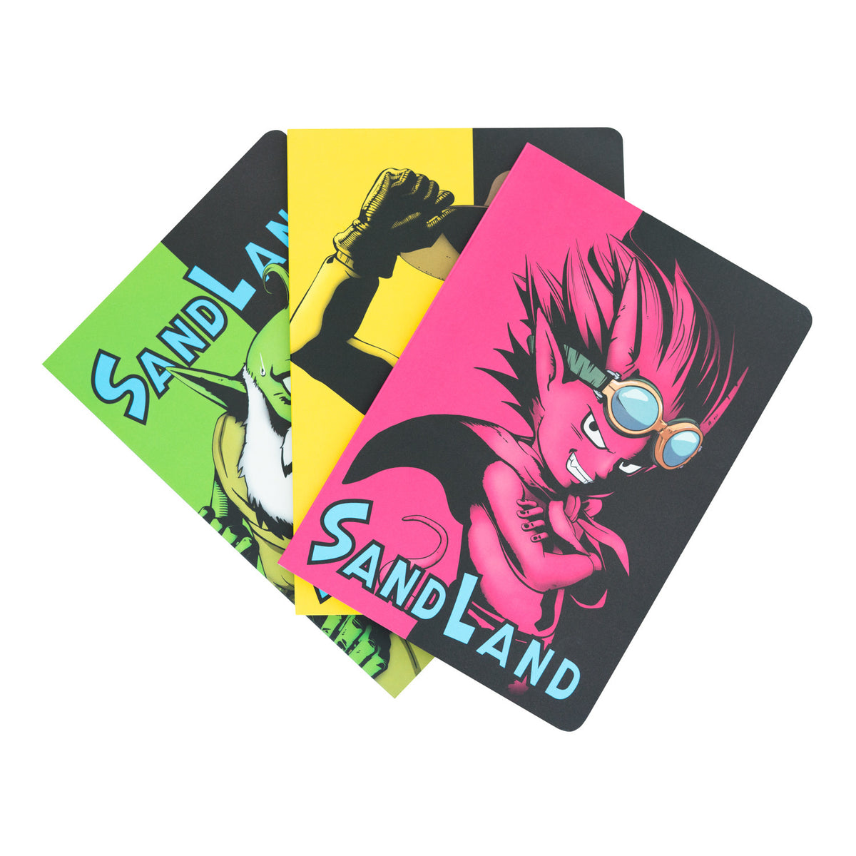 PCA5013 - SAND LAND - SET 3 A5 NOTEBOOK - BEELZEBUB, RAO E THIEF