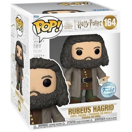 HARRY POTTER - POP FUNKO SUPER VINYL FIGURE - HAGRID WITH LETTER 15CM