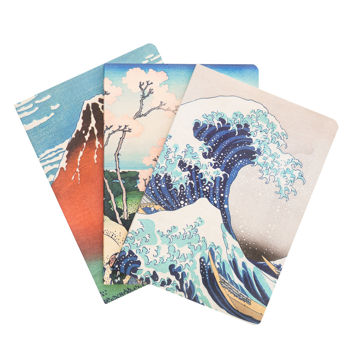 PCA5003 - HOKUSAI - SET 3 A5 NOTEBOOK - LA GRANDE ONDA DI KANAGAWA