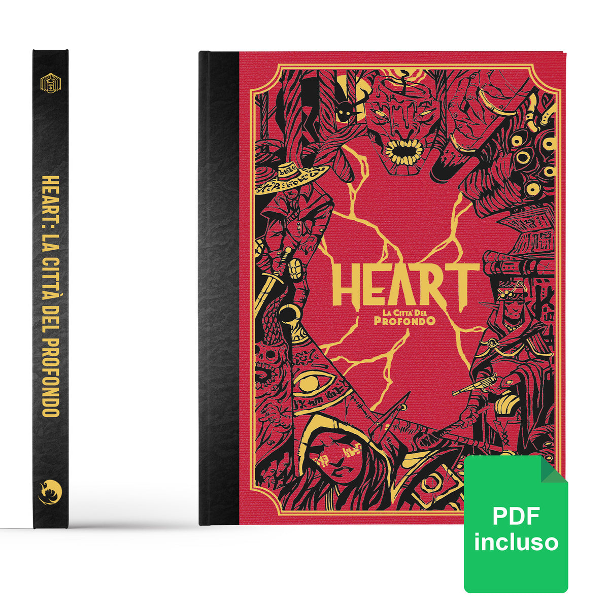 HEART - LA CITTA' DEL PROFONDO - EDIZIONE INCUBO RISSO
