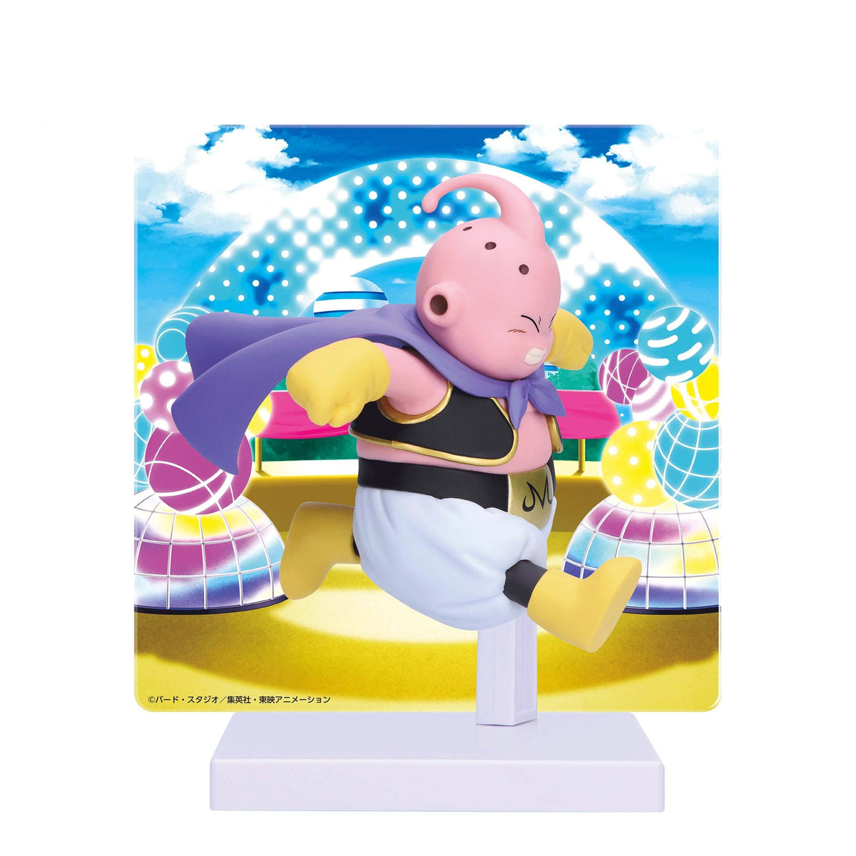 28582 - DRAGON BALL DAIMA - FIGURE WITH PANEL - MAJIN BUU - STATUA 13CM