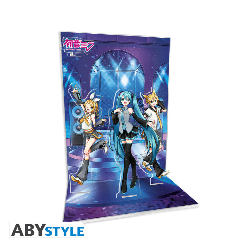 ABYACF196 - HATSUNE MIKU - ACRYL DIORAMA - MIKU & FRIENDS