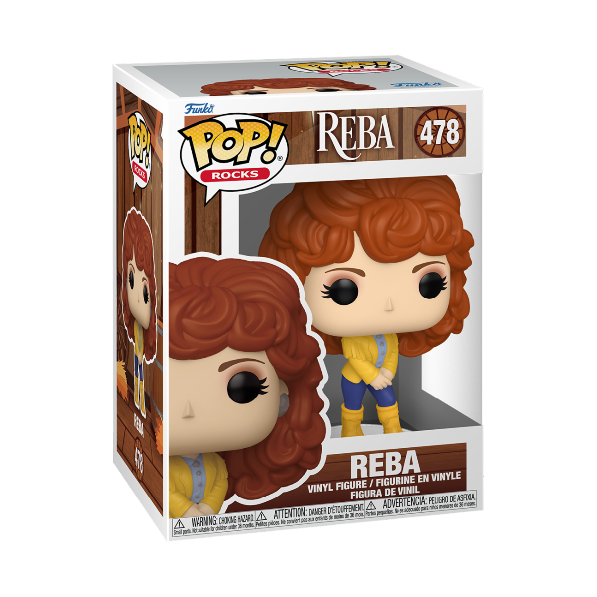MUSIC: REBA MCENTIRE - POP FUNKO VINYL FIGURE 478 REBA 9CM