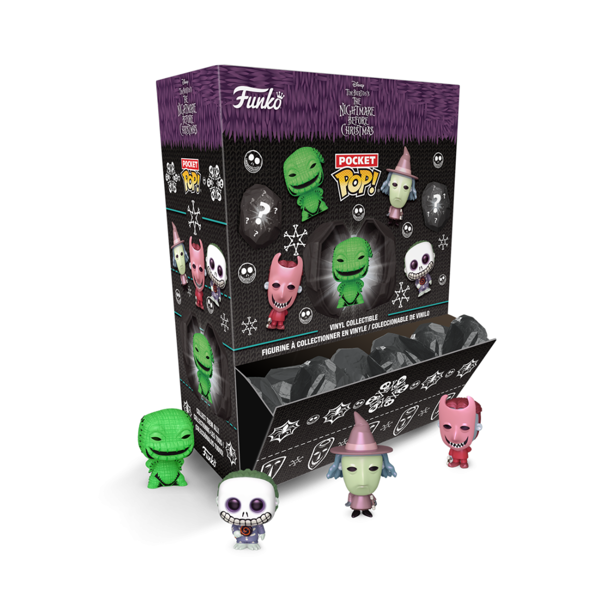 NIGHTMARE BEFORE CHRISTMAS - POKET POP FUNKO VINYL FIGURE - THE NIGHTMARE BEFORE CHRISTMAS 12PC CASE PACK