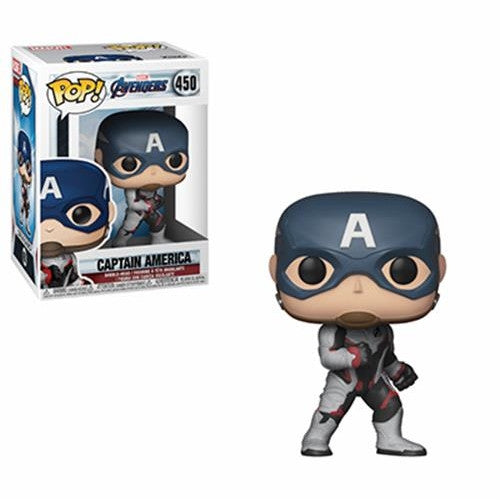 MARVEL: AVENGERS ENDGAME - POP FUNKO VINYL FIGURE 450 CAPTAIN AMERICA 9CM