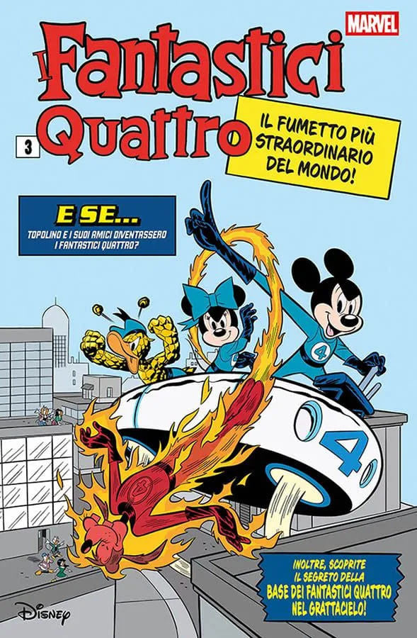 FANTASTICI QUATTRO 1 - FANTASTICI QUATTRO 470 - VARIANT DISNEY WHAT IF?