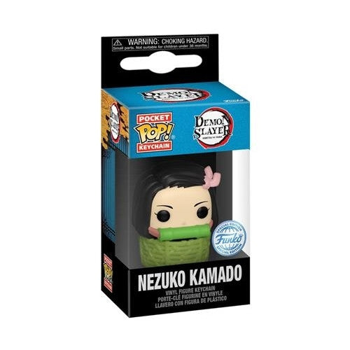 DEMON SLAYER - KEYCHAIN - NEZUKO'N BSKT 9CM