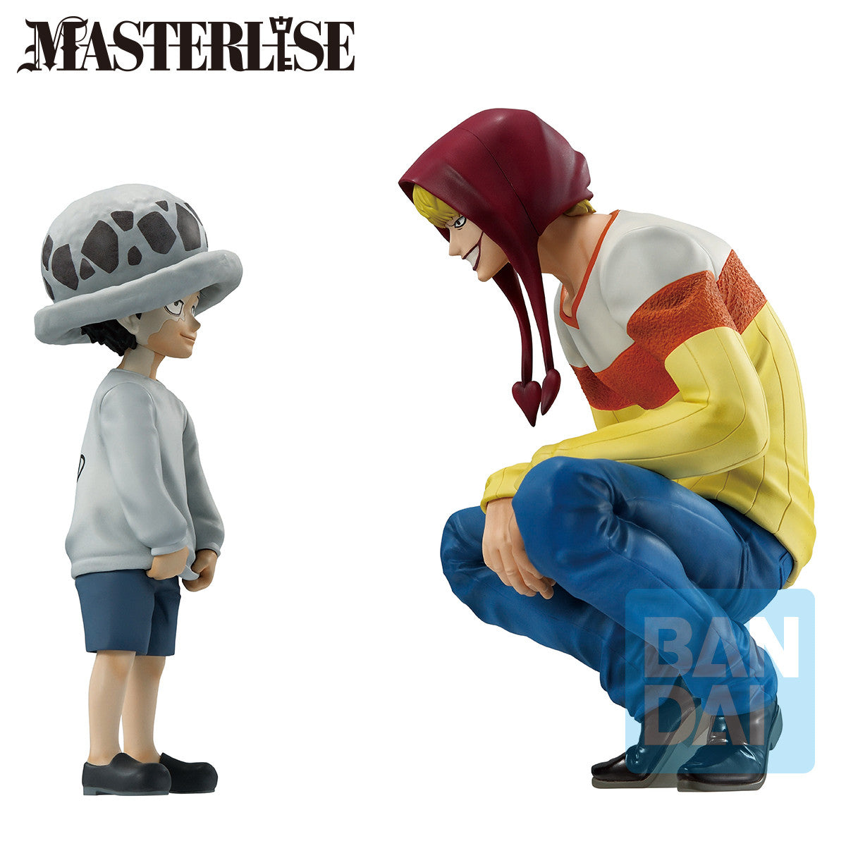 68957 - ONE PIECE - ICHIBANSHO FIGURE FROM ICHIBANSHO THE UNBREAKABLE LAW - TRAFALGAR LAW & CORAZON - STATUA 13CM