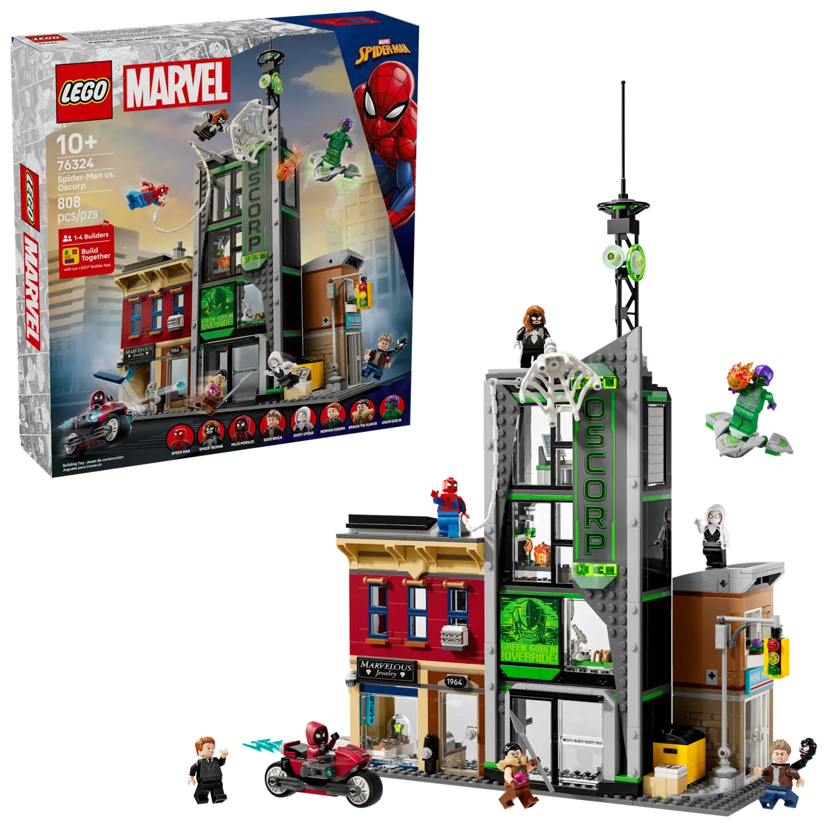 76324 - SUPER HEROES MARVEL - SPIDER-MAN CONTRO OSCORP