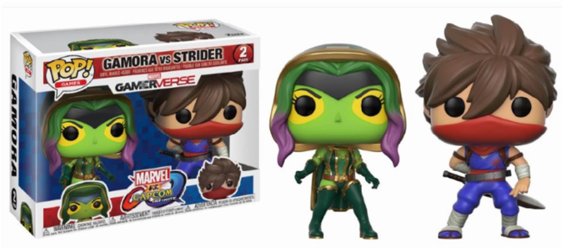 GAMES - POP FUNKO VINYL FIGURE 2 PACK GAMORA VS STRIDER