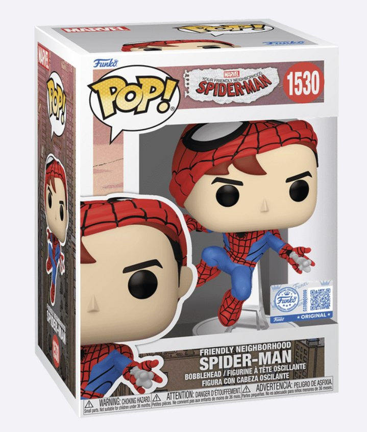 MARVEL - POP FUNKO VINYL FIGURE - FNSM SPIDER-MAN(ALT) 9CM LCG25 EXCL