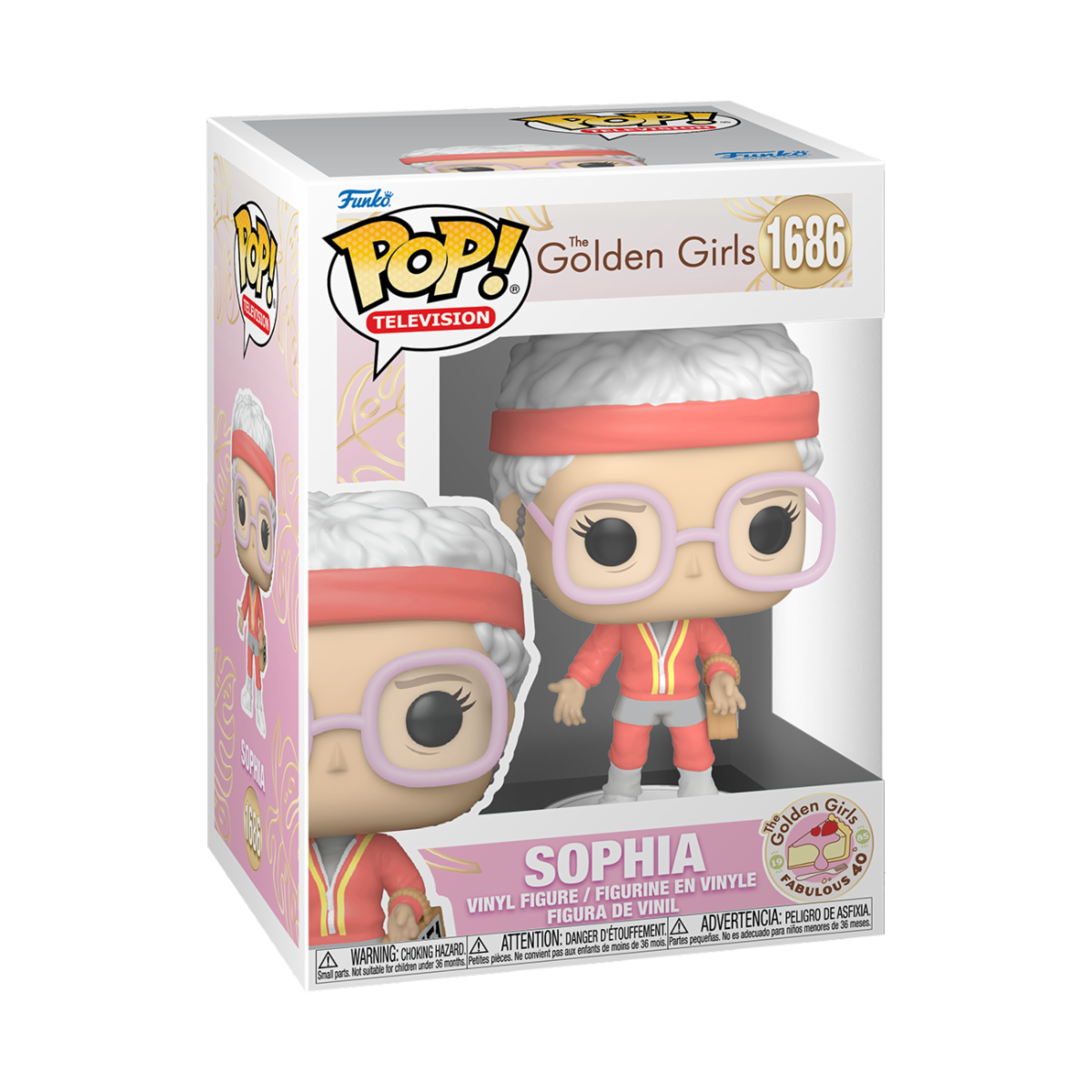 THE GOLDEN GIRLS: 40TH ANNIVERSARY - POP FUNKO VINYL FIGURE 1686 POP FUNKO VINYL FIGURE - SOPHIA 9CM