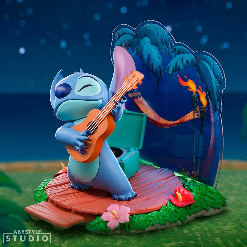 ABYFIG138 - DISNEY: LILO & STITCH - SUPER FIGURE COLLECTION - STITCH GUITAR 10CM - Immagine 2