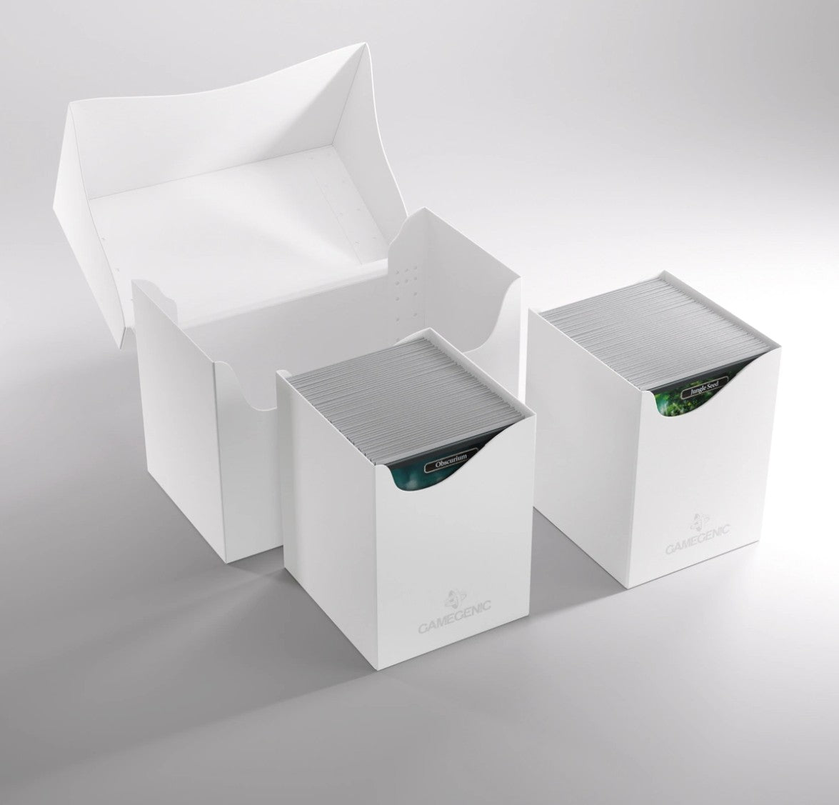 GGS25115ML - DOPPIO PORTA MAZZO XL - 200+ CARTE - WHITE - Immagine 2