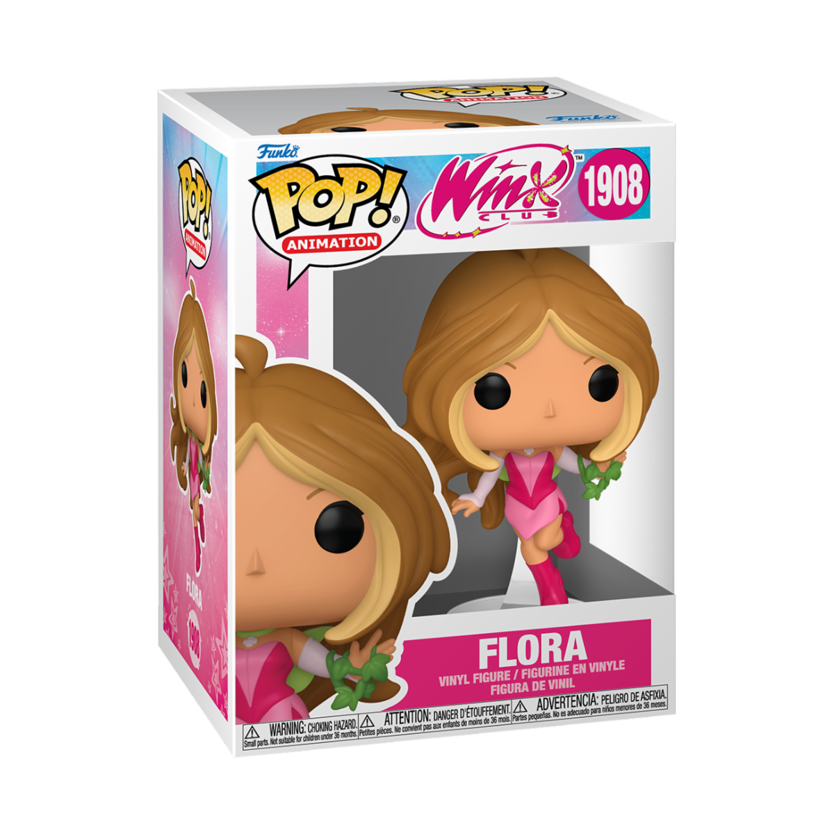 WINX CLUB - POP FUNKO VINYL FIGURE 1908 FLORA 9CM - Immagine 2