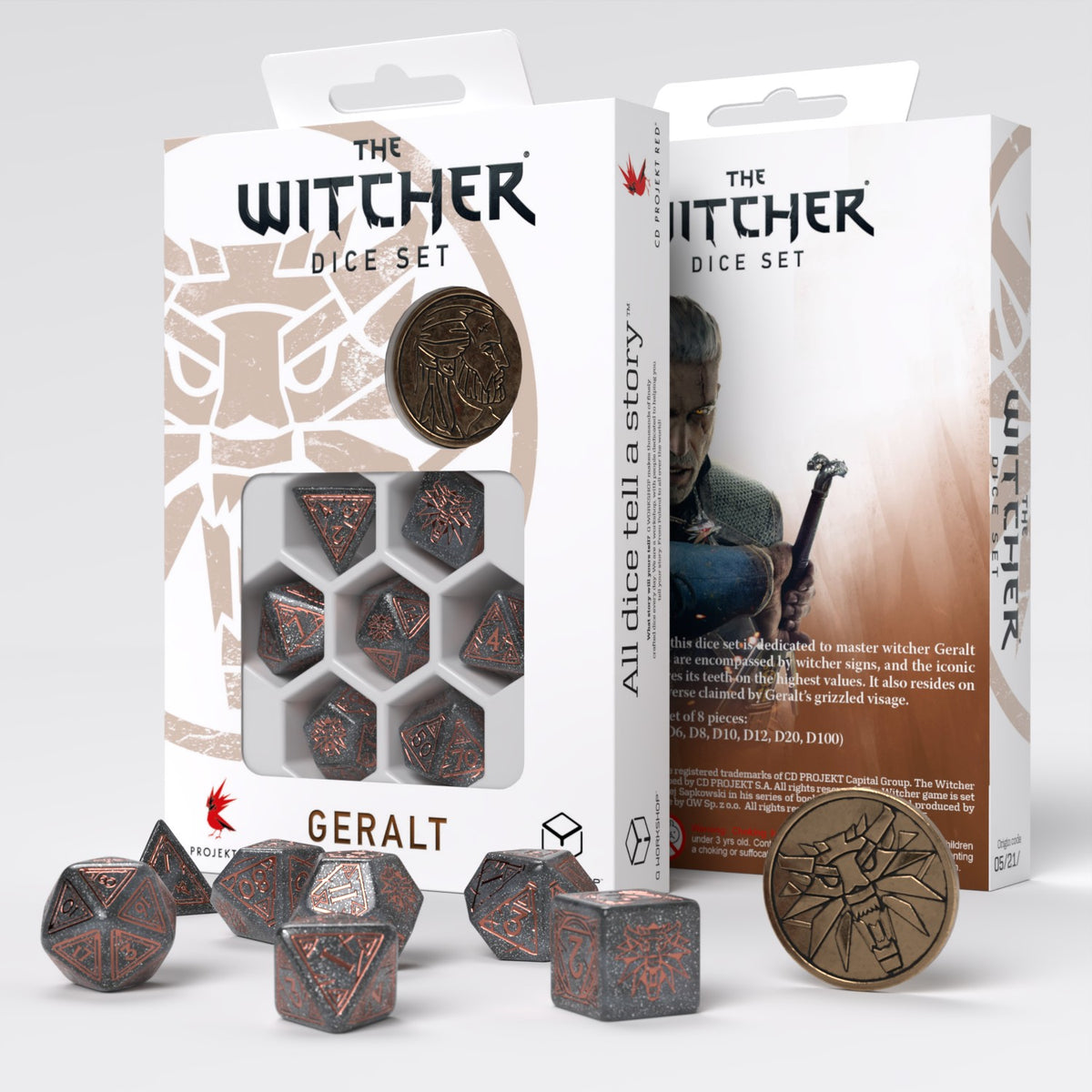 SWGE05 - THE WITCHER DICE SET: GERALT - PRICE OF NEUTRALITY - Immagine 2