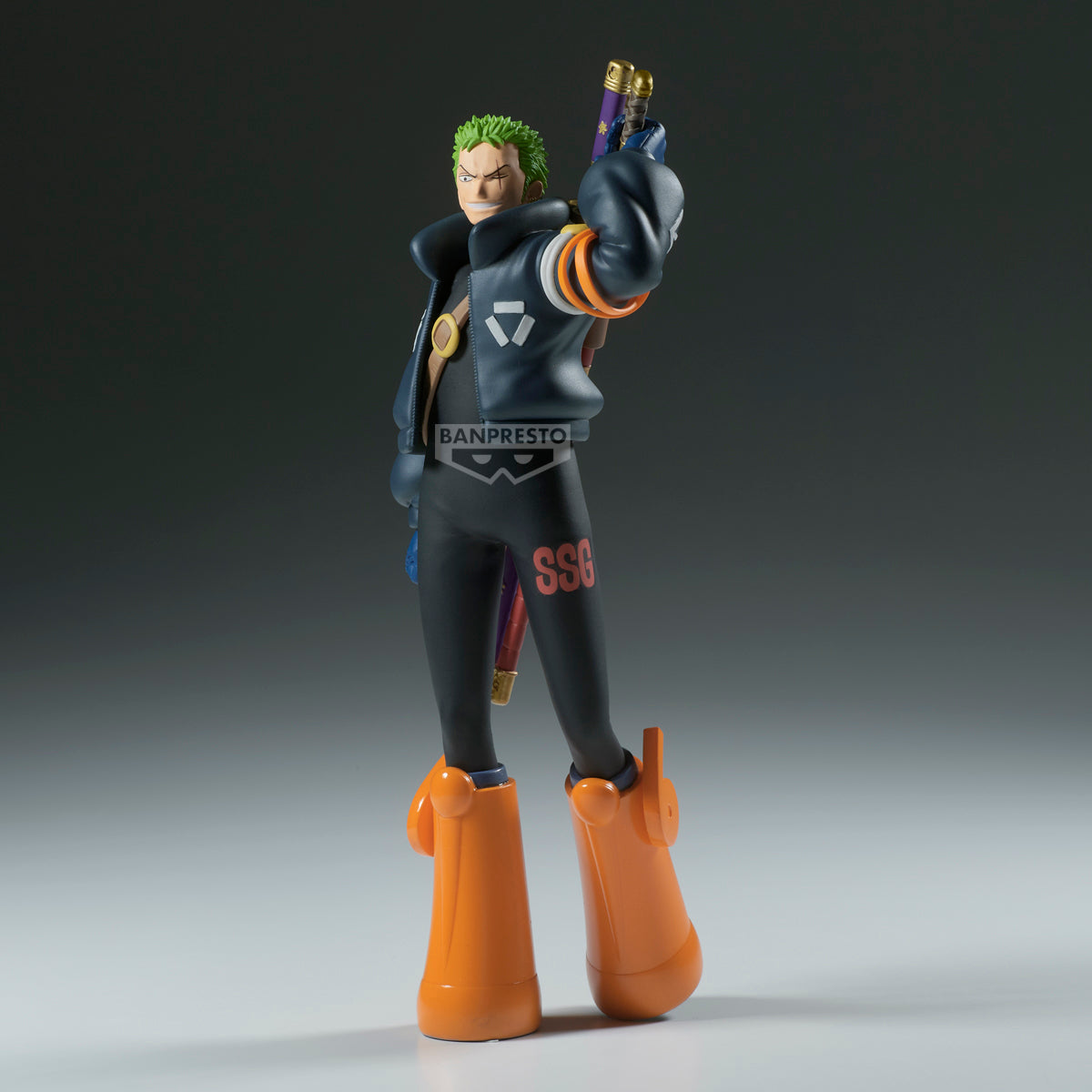 28689 - ONE PIECE - THE SHUKKO - RORONOA ZORO - STATUA 17CM - Immagine 2