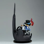 29202 - ONE PIECE - WORLD COLLECTABLE FIGURE SPECIAL - SABO VS FIVE ELDERS & IMU - STATUA 14CM - Immagine 2