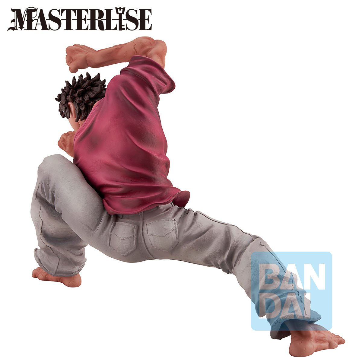68485 - BAKI - ICHIBANSHO FIGURE FROM ICHIBAN KUJI THE WORLD CAN BE CHANGED WITH ONE FIST - BAKI HANMA - STATUA 12CM - Immagine 3