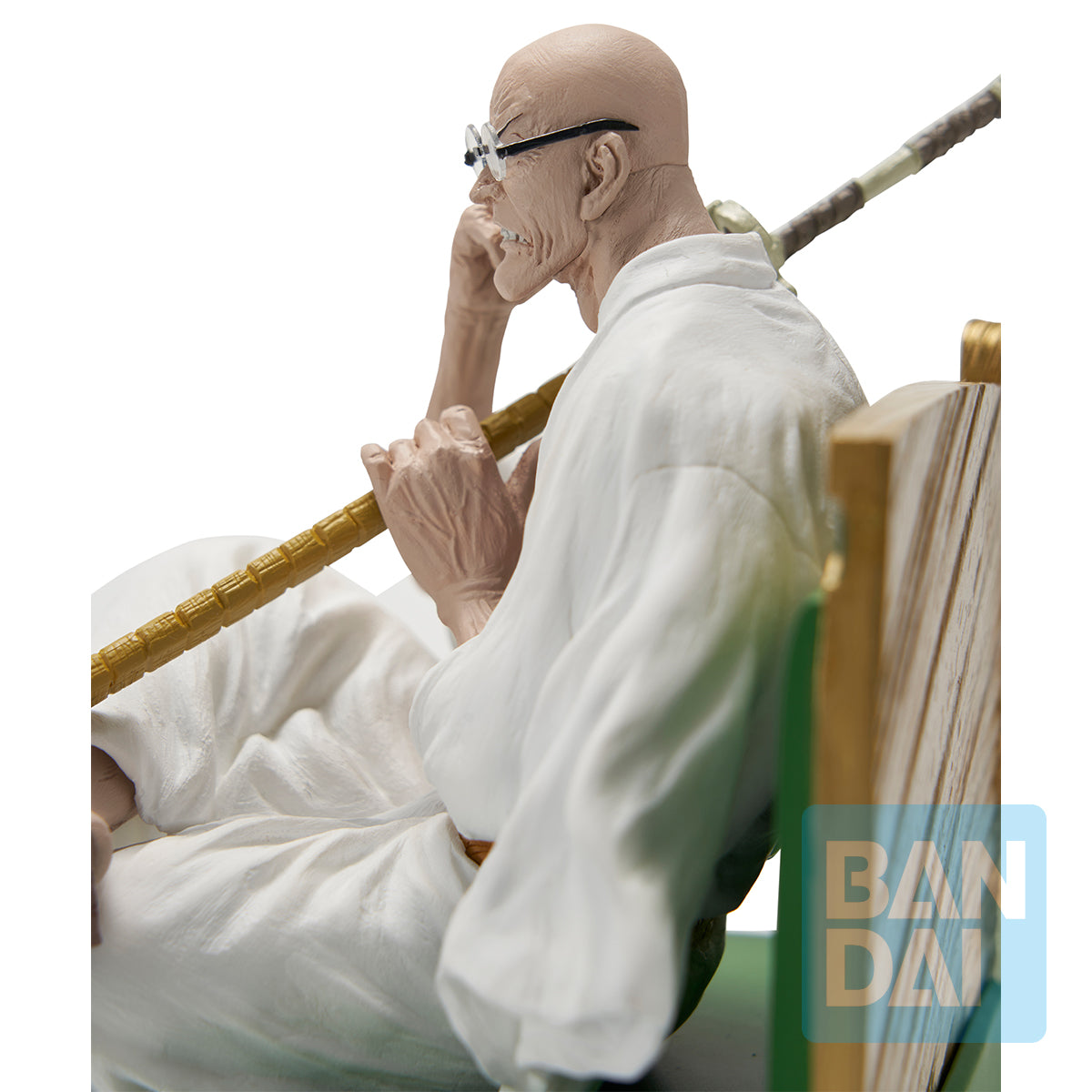 68496 - ONE PIECE - ICHIBANSHO FIGURE FROM ICHIBAN KUJI POWERS OF THE WORLD - SAINT ETHANBARON V. NUSJURO - STATUA 14CM - Immagine 5