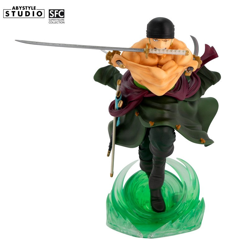 ABYFIG091 - ONE PIECE - SUPER FIGURE COLLECTION - ZORO - STATUA 18CM - Immagine 5