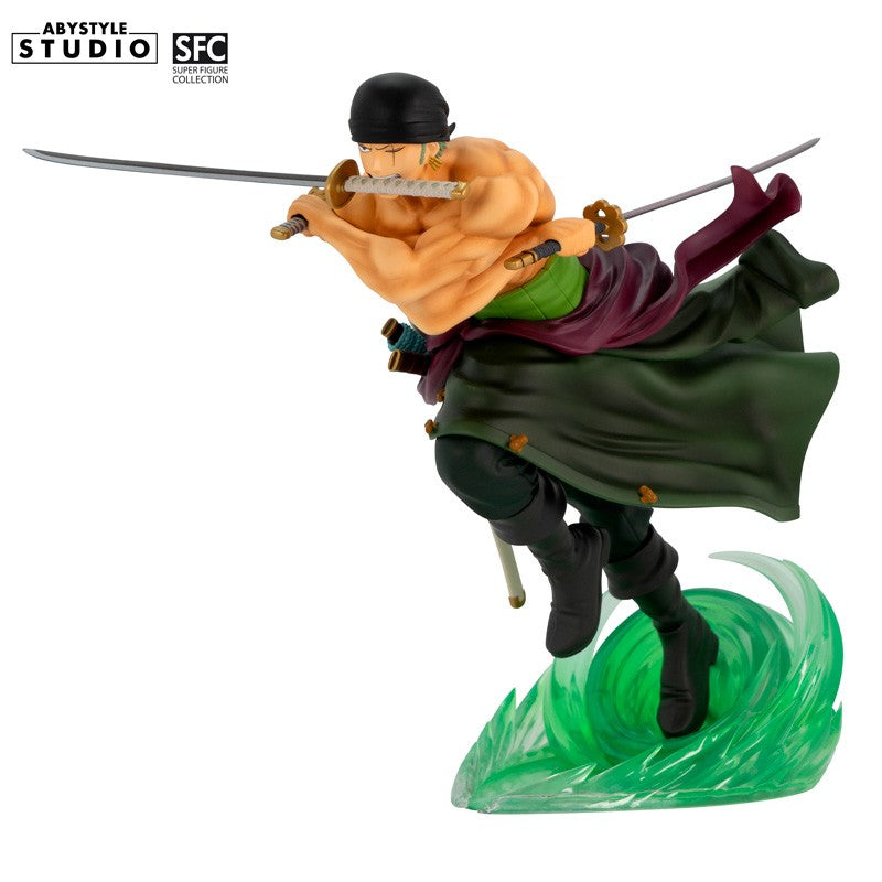 ABYFIG091 - ONE PIECE - SUPER FIGURE COLLECTION - ZORO - STATUA 18CM - Immagine 3