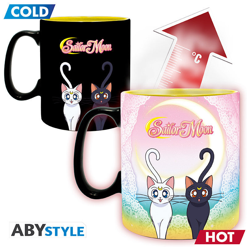 ABYMUGA560 - SAILOR MOON - TAZZA HEAT CHANGE 460ML - GROUP - Immagine 2