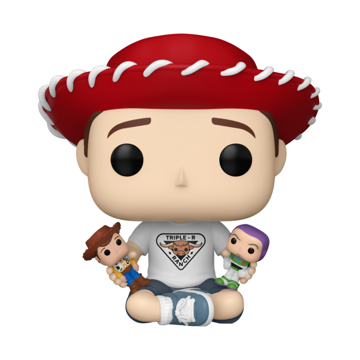DISNEY - TOY STORY 30TH ANNIVERSARY - POP FUNKO VINYL FIGURE 1596 ANDY 9CM - Immagine 2