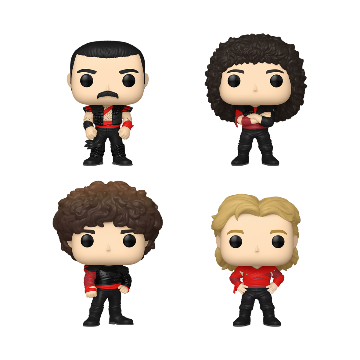 QUEEN - POP FUNKO VINYL FIGURE 4-PACK - RADIO GAGA 9CM - Immagine 2