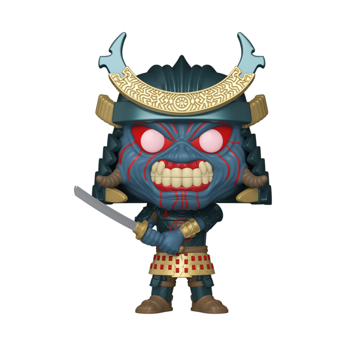 IRON MAIDEN - POP FUNKO VINYL FIGURE 439 SENJUTSU EDDIE 9CM - Immagine 3